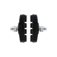 PATTINI FRENO BICI DA CORSA COPPIA PASTIGLIE 50 MM BICICLETTA FRENI V-Brake NERE