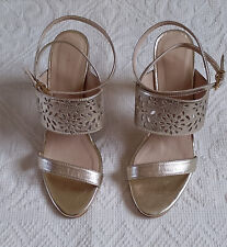 Bellissimi sandali oro Pennyblack gruppo Max Mara nuovi taglia 38 - Tacco 10 cm