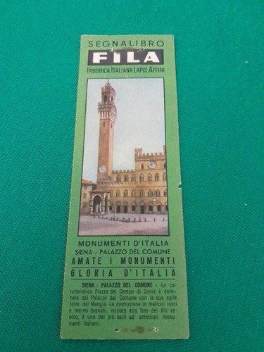 Segnalibro fila monumenti - segnalibro,