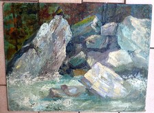 QUADRO DIPINTO AD OLIO SU TELA