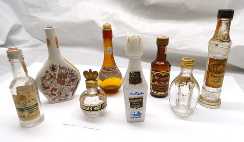 Mini bottiglie liquore vintage - mini,