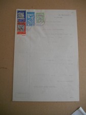 BEL DOCUMENTO MUNICIPALE DEL COMUNE DI CUTIGLIANO CON MARCHE COMUNALI