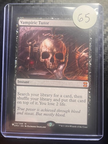 Vampiric tutor eterni - tutor, maestri
