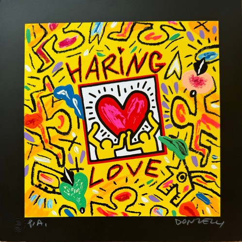 Haring love - love, nero)