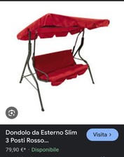 dondolo da giardino 3 posti