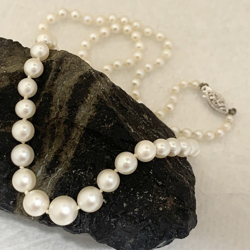 Collana perle akoya vintage - collana,