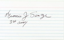 Francis J. Sanza - Signed