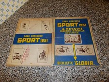 ALBUM GRAN CONCORSO SPORT 1951 MUSSINI CON 26 FIG. ORIG. BUONO CALCIO CICLISMO 