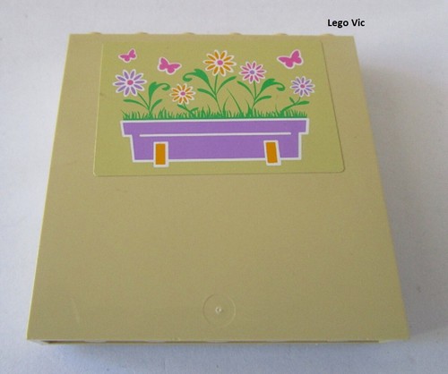 Lego 59349pb052r panel 1x6x5 - 59349pb052r,