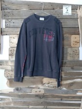 CONVERSE FELPA TUTA JACKET MAGLIA SPORT SWEATSHIRT UOMO MAN GRIGIO GREY S A667