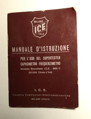 Manuale supertester 680 -  supertester,