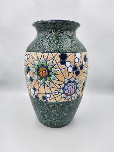 Grand vase céramique crispée