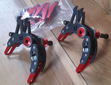 Ciamillo L8 Ultra Carbonio/Titanio Lungo Portata 55mm Set Pinze Freno Cerchio 132gms