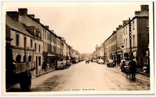 Cartolina anni 50 Irlanda Midleton Co Cork Main Street Collotype serie segnale E&S