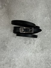 Cintura Hermès in pelle nera