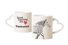 Tazza percheron con - tazza, cavallo