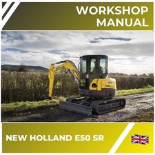 NEW HOLLAND E50 SR Repair Manual - ENGLISH - Workshop Service Tractor