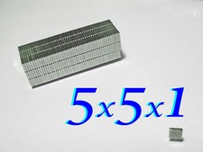 5x5x1mm magneti neodimio VARIE