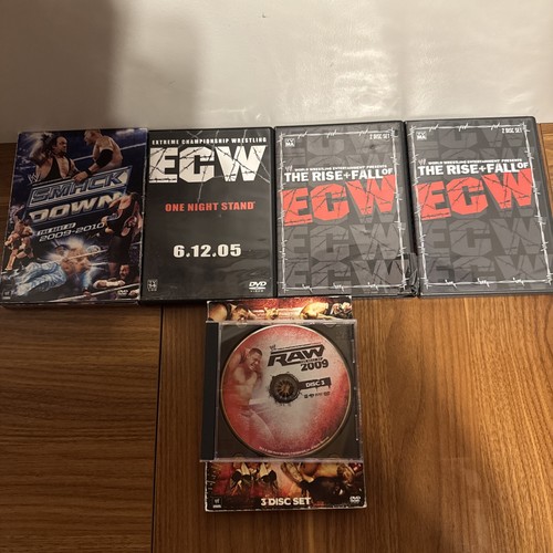 Lot wwe dvds - of, 5