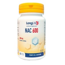 LONGLIFE NAC 600MG 60CPS