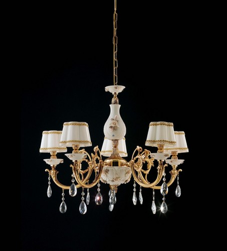 Lampadario classico ottone - classico,