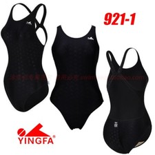 FINA APPROVED YINGFA 921-1 WOMEN'S RACING TRAINING SWIMWEAR XL UK MISS 8 SIZE 32