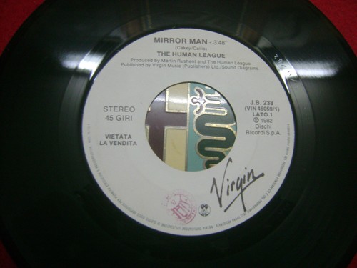 Human league mirror man - league, raro