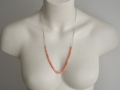 Collana 835 argento pelle - argento, di