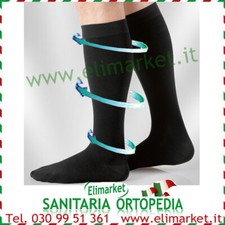 Calze elastiche 140 cotone 18-21 mmHg gambaletti compressione graduata tg. 46-47