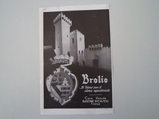 advertising Pubblicità 1936 BROLIO VINO - CASA VINICOLA BARONE RICASOLI FIRENZE