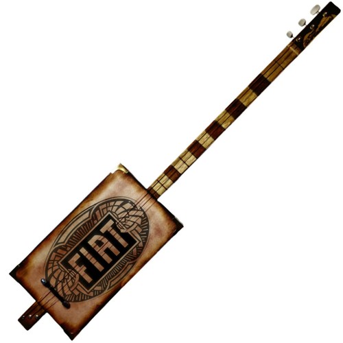 Fiat 3tpv cigar box guitar