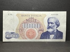 Banconota 1000 Lire Verdi 1º