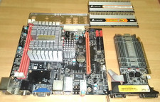 MINI ITX- ZOTAC _ ATOM D525  +1 GB DDR2+ VIDEO ZOTAC G210 1GB DDR3-FUNZIONANTE