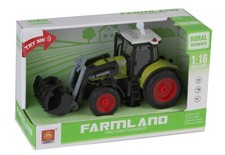 Trattore con Pala Giocattolo 29 cm a Frizione con Luci e Suoni ODG