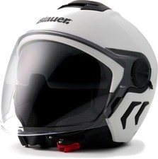 casco jet doppia visiera moto