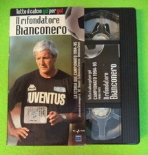 VHS film IL RIFONDATORE BIANCONERO juventus TUTTO CALCIO GOL N.2 (F107) no dvd*