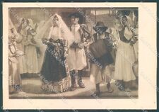 Cagliari Palazzo Civico Costumi Figari Filippo FG cartolina JK4468