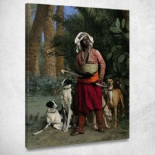 Maestro Dei Segugi Jean-Léon Gérôme, jlg88 quadro stampato su tela