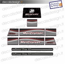 Kit adesivi per piedi poppieri Mercruiser Bravo One 