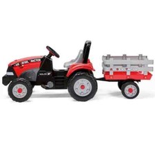 TRATTORE PEG PEREGO MAXY DIESEL TRACTOR A PEDALI ROSSO