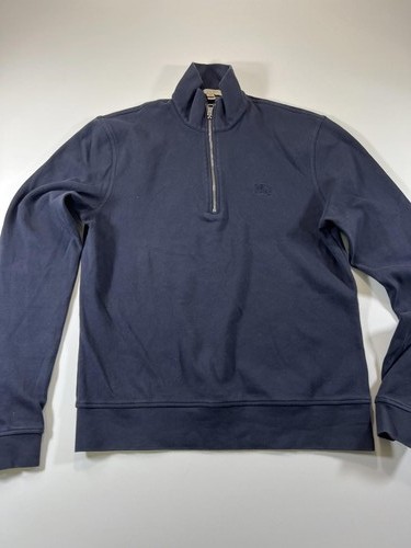 Felpa mezza zip burberry - felpa,