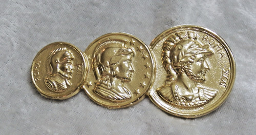 Spilla roma vintage metallo - spilla,