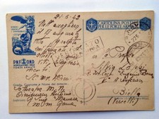 1942 rara CARTOLINA Franchigia