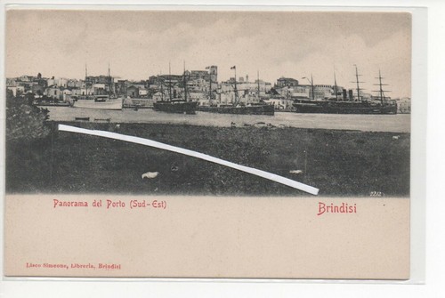 Brindisi panorama del porto - brindisi,