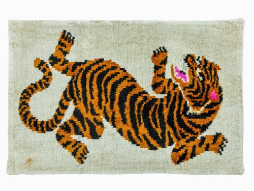 Cuscino lombare ikat tigre - cuscino,