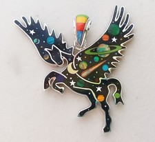 Ciondolo pegaso argento 925 - ciondolo,