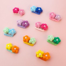 Fermaglio per capelli 10 pezzi fiore per cani animali domestici cane gatto Yorkshire maltese pelo lungo