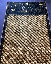 Pannello batik indonesiano vintage telo cotone 189x102 cm