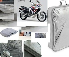 TELO COPRIMOTO TELATO FELPATO PER HONDA AFRICA TWIN XRV 750 ANNO 1995 IMPERMEAB