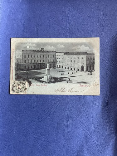 Cartolina sassari piazza d - cartolina,